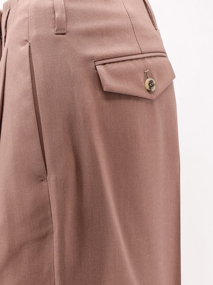 Golden Goose Women's Flavia Light Dry Wool Trousers Blue