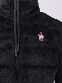Moncler Grenoble Women's Fleece Cardigan Black, view 3