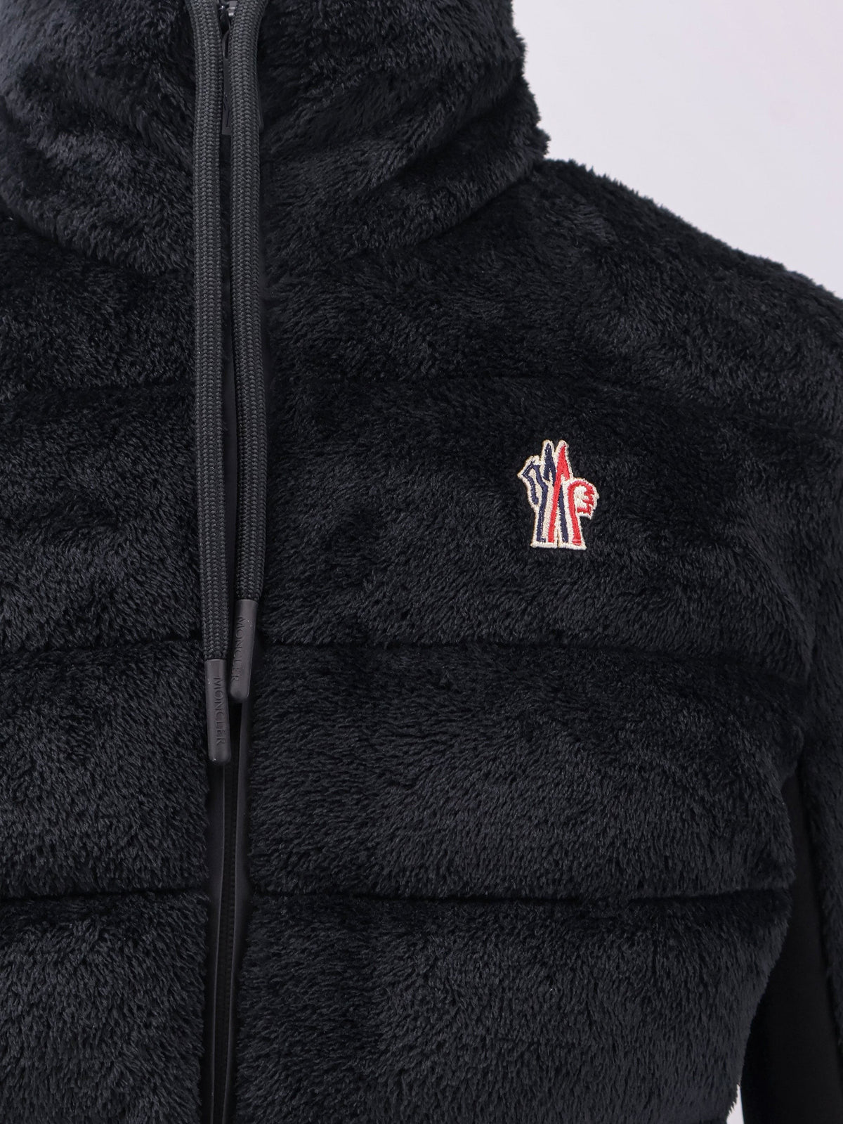 Moncler Grenoble Women's Fleece Cardigan Black, view 3