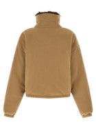 Miu Miu Fleece Down Jacket Beige, view 2