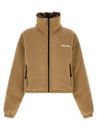 Miu Miu Fleece Down Jacket Beige