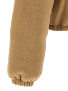 Miu Miu Fleece Down Jacket Beige, view 4