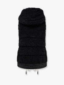 Moncler Grenoble Women's Fleece Hooded Down Jacket Black, view 2