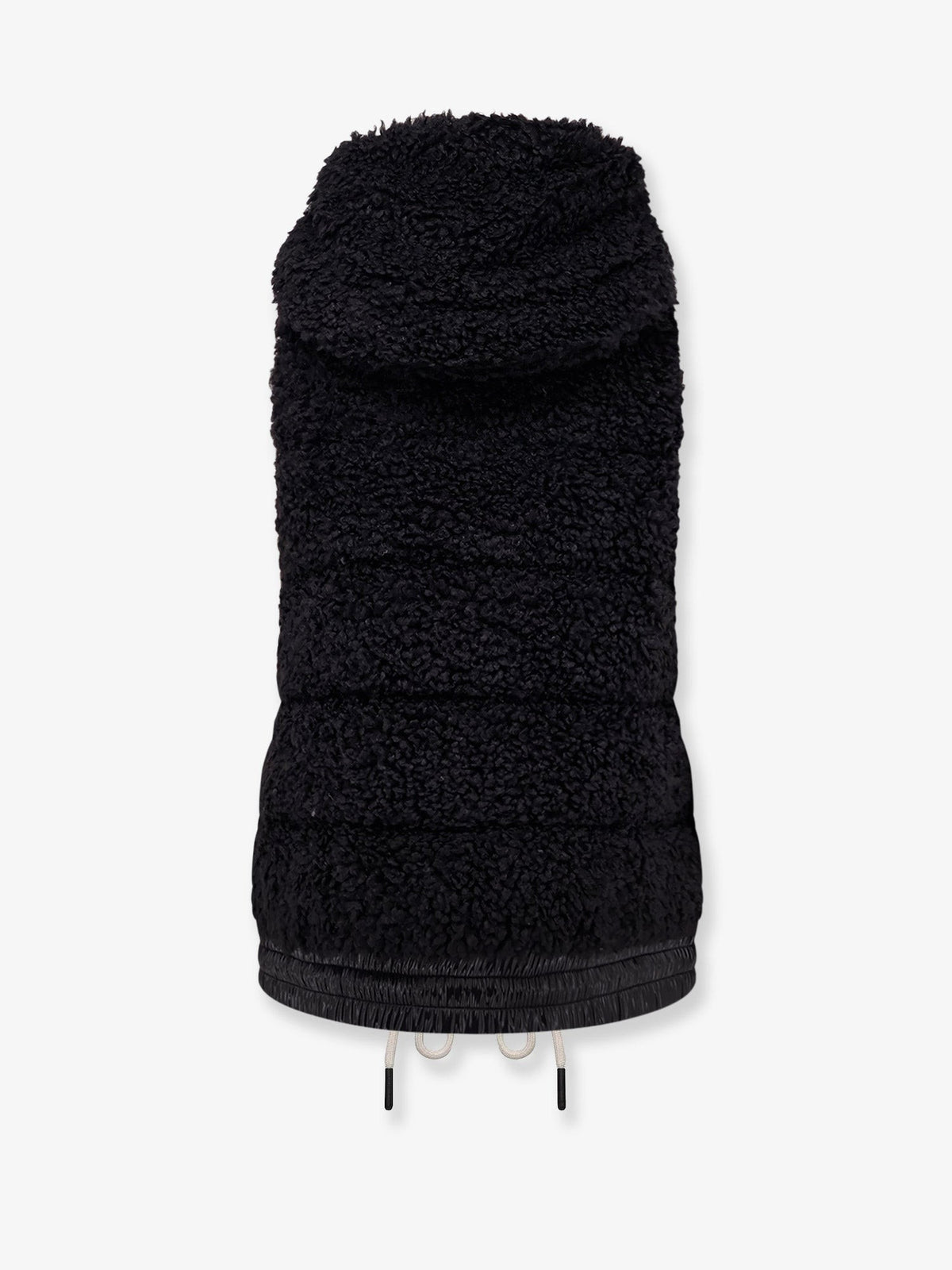Moncler Grenoble Women's Fleece Hooded Down Jacket Black, view 2