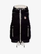 Moncler Grenoble Women's Fleece Hooded Down Jacket Black