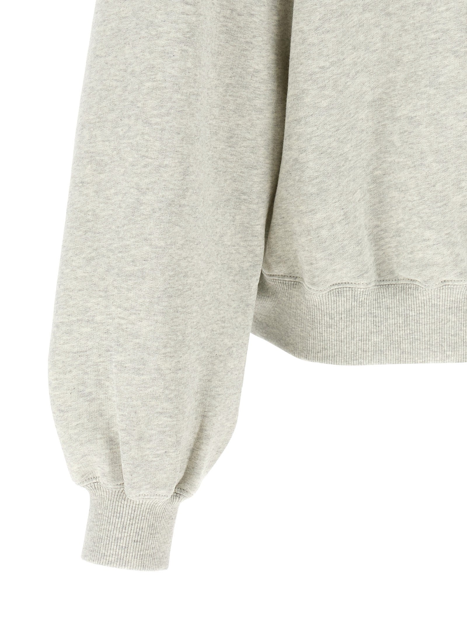 ROTATE Birger Christensen Fleece Polo Shirt White