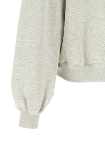 ROTATE Birger Christensen Fleece Polo Shirt White
