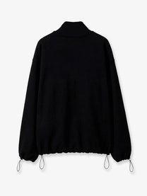 Miu Miu Women's Fleece Sweatshirt Black