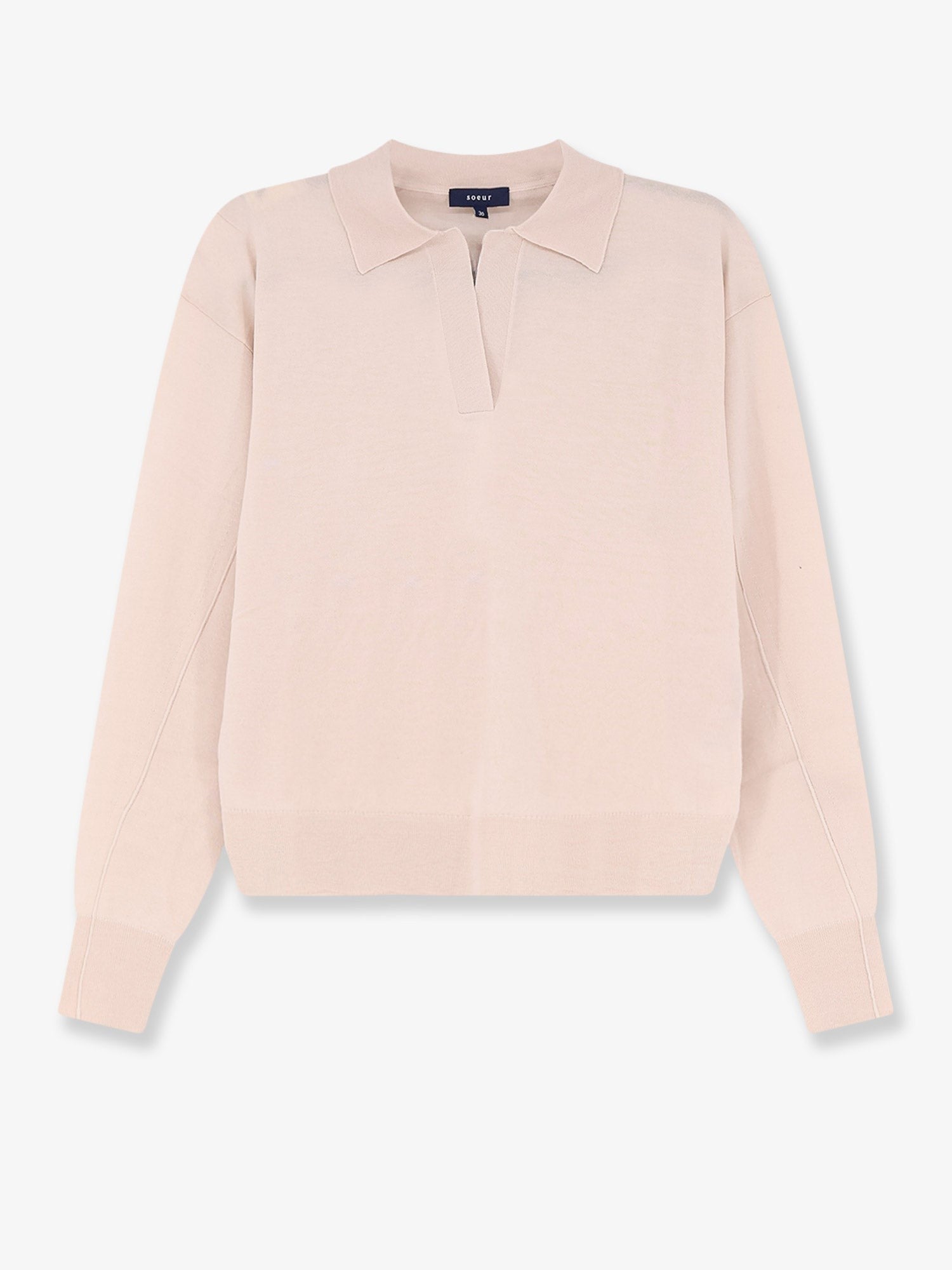 Soeur Women's Fleming Merino Wool Sweater Pink