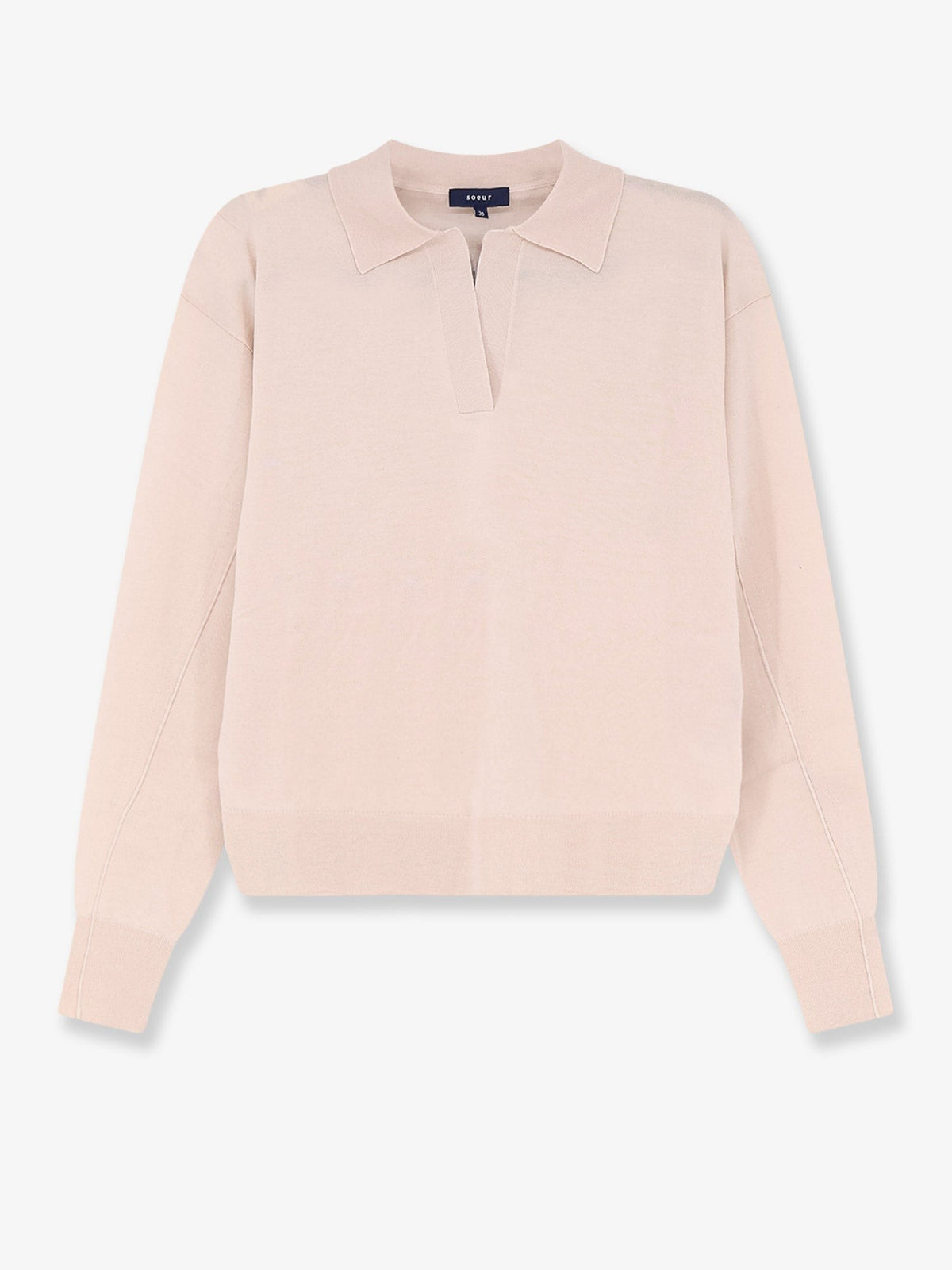 Soeur Women's Fleming Merino Wool Sweater Pink