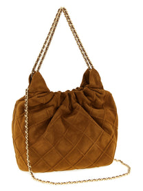 Tory Burch Fleming Mini Handbag Brown