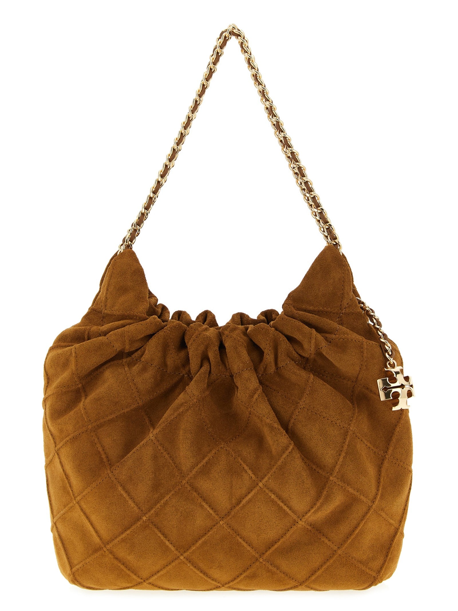 Tory Burch Fleming Mini Handbag Brown