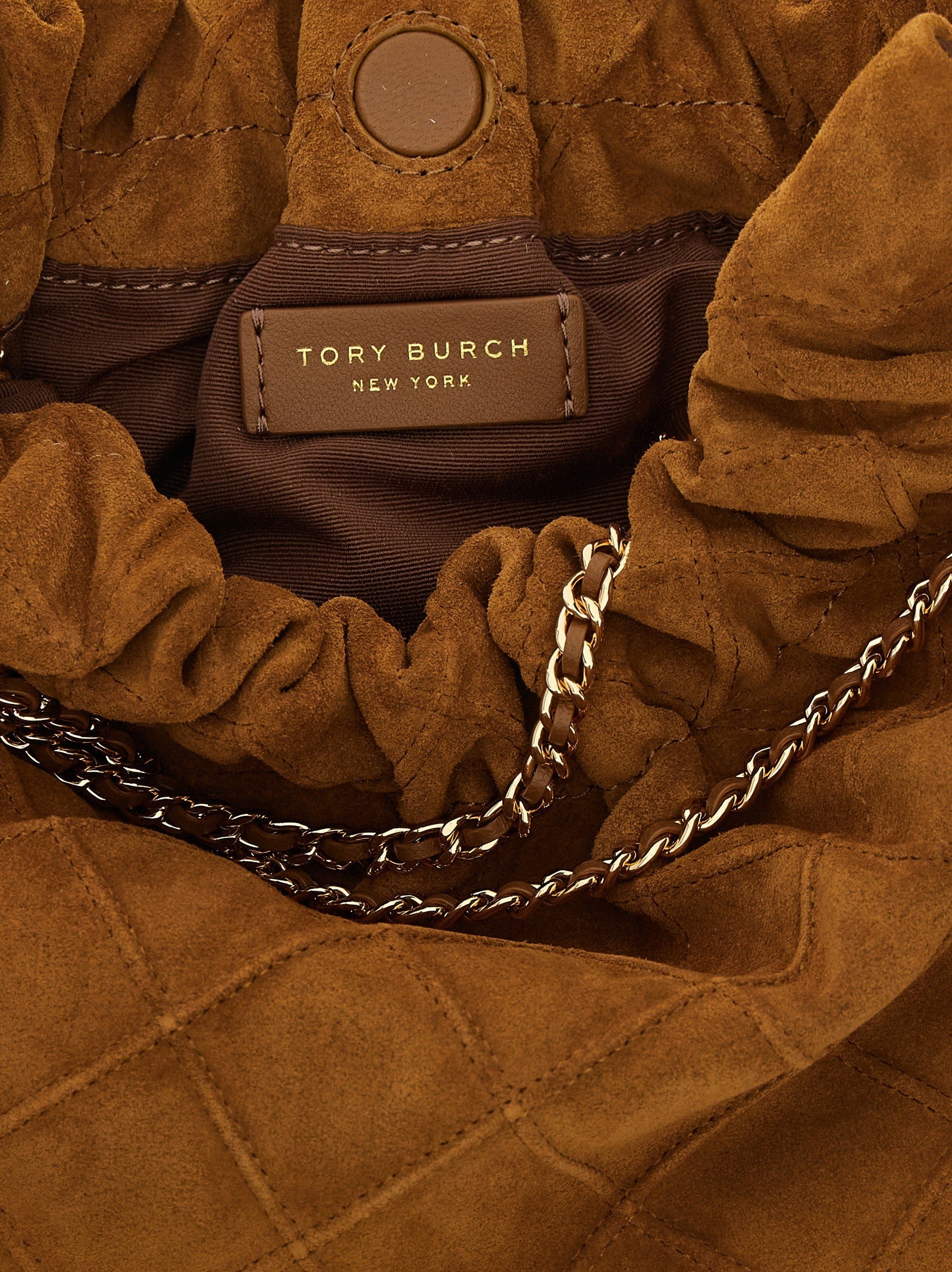 Tory Burch Fleming Mini Handbag Brown