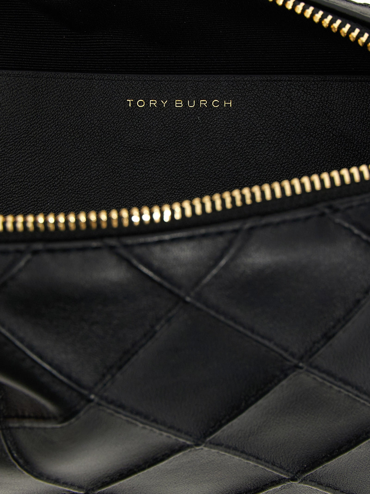 Tory Burch Fleming Small Crossbody Bag Black, view 4