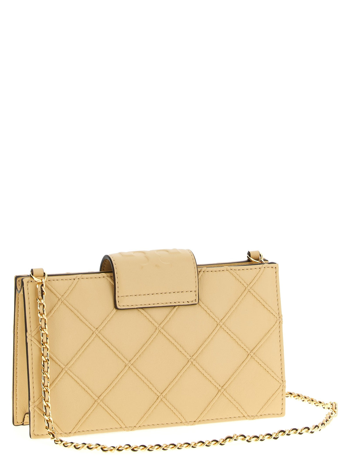 Tory Burch Fleming Wallet Beige