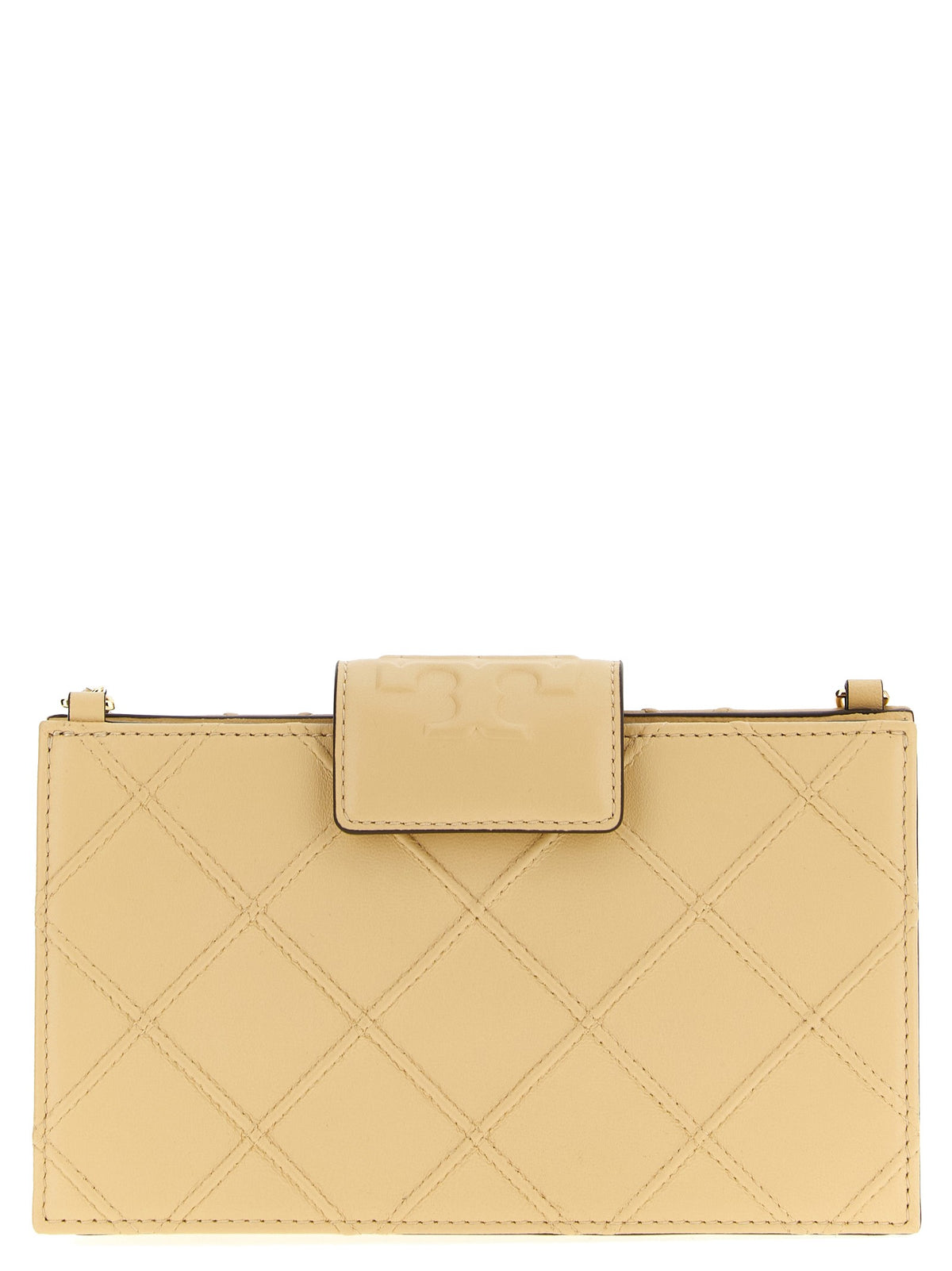 Tory Burch Fleming Wallet Beige