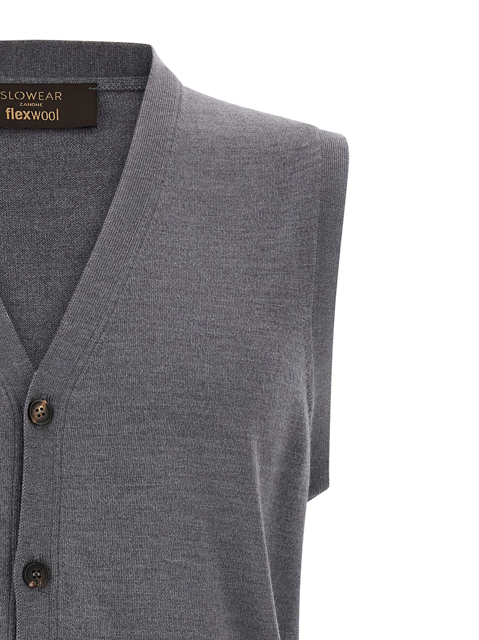 Zanone Flexwool Vest Grey