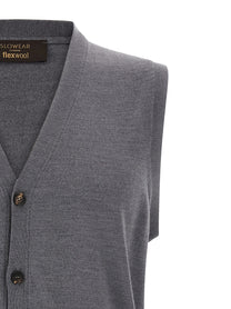 Zanone Flexwool Vest Grey