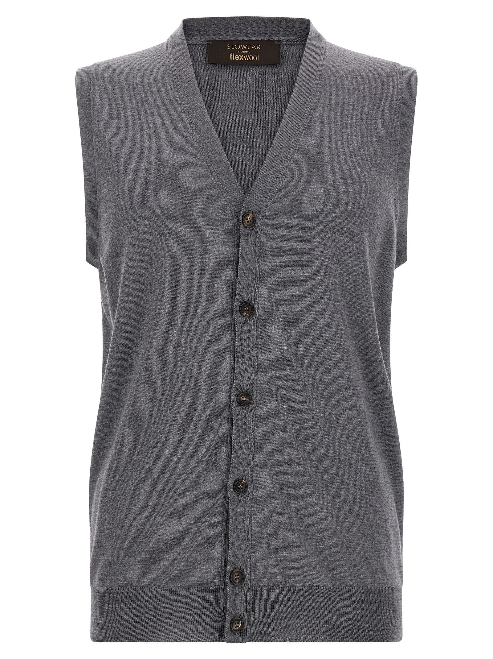 Zanone Flexwool Vest Grey