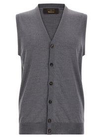 Zanone Flexwool Vest Grey