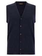 Zanone Flexwool Vest Blue
