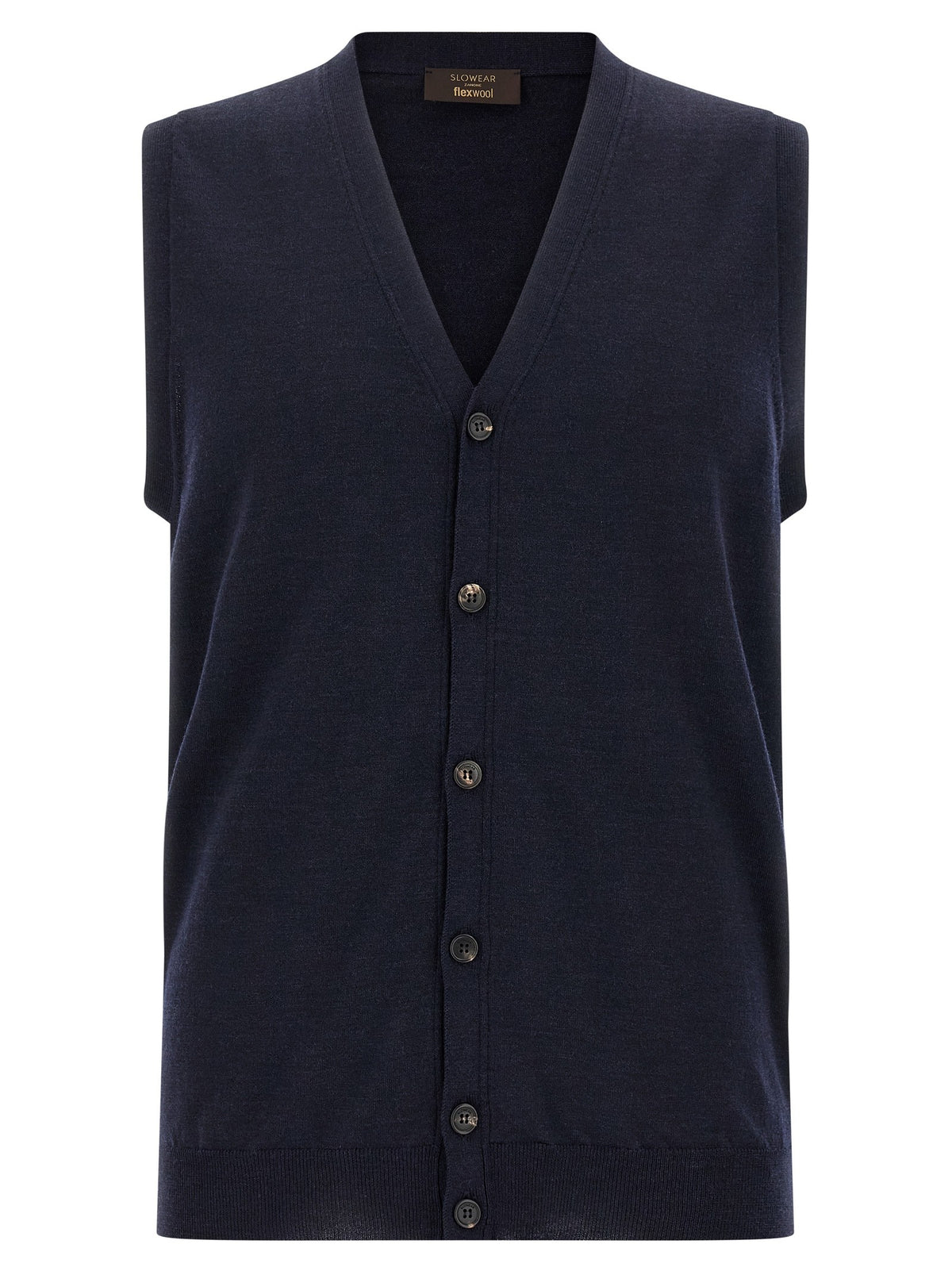 Zanone Flexwool Vest Blue