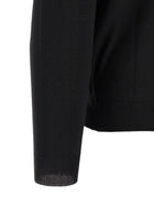 Zanone Flexwool Wool Polo Shirt Black, view 4