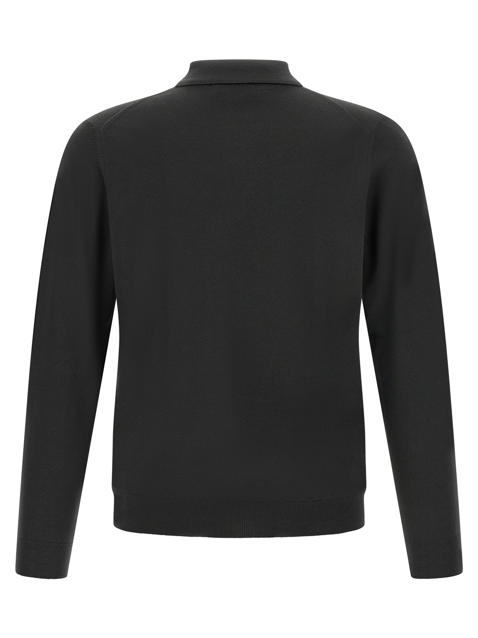 Zanone Flexwool Wool Polo Shirt Green