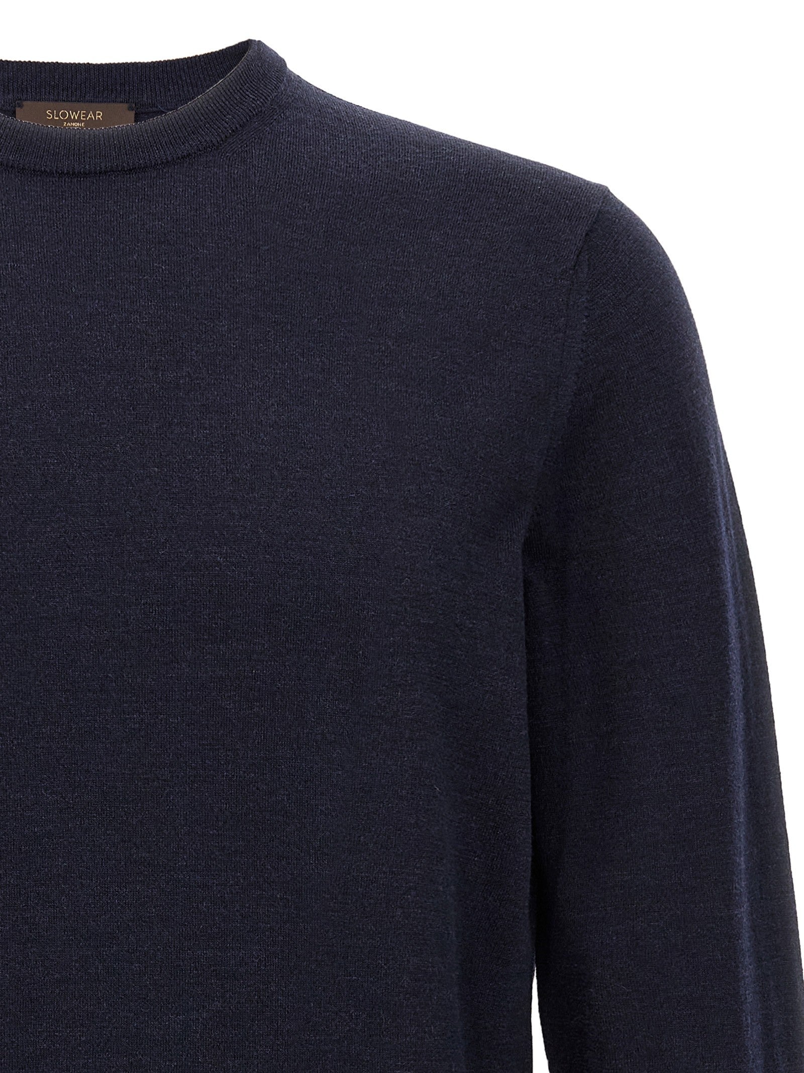 Zanone Flexwool Wool Sweater Blue