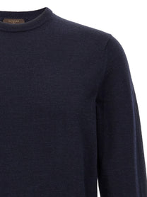Zanone Flexwool Wool Sweater Blue