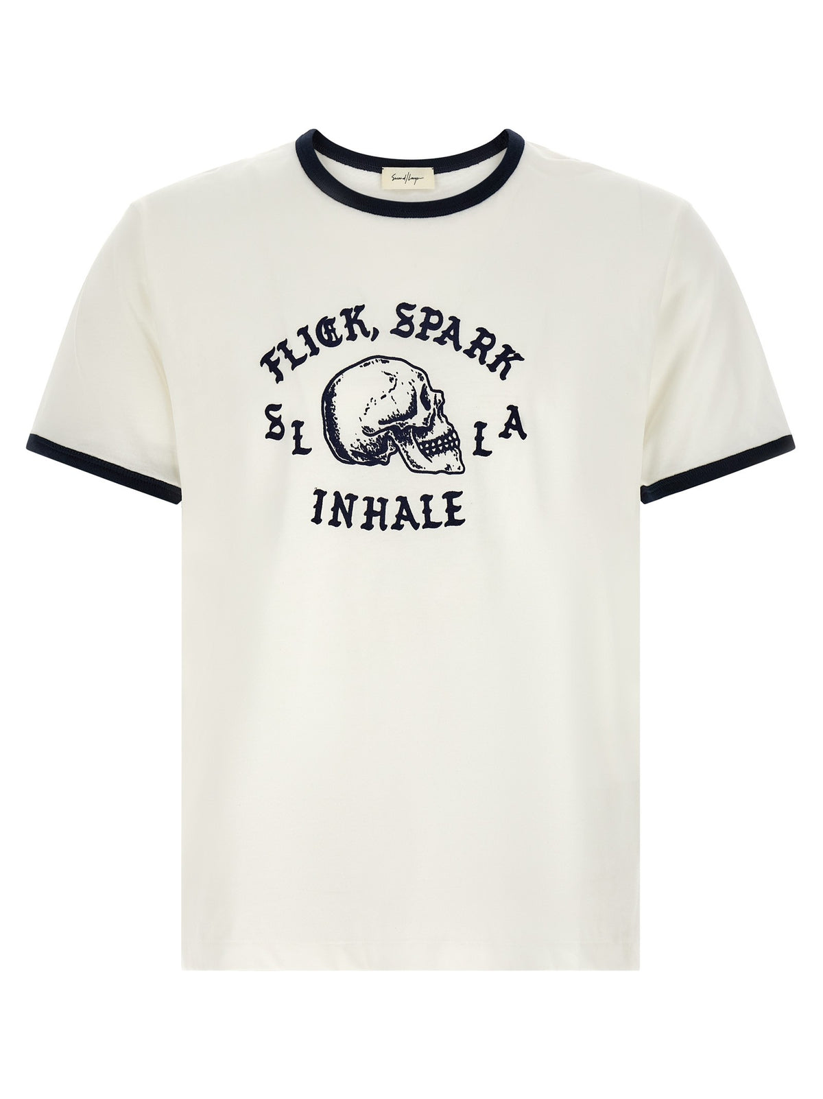 SECOND/LAYER Inhale Ringer Shirt White