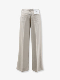 3x1 Women's Flip Denim Trousers Beige, view 2