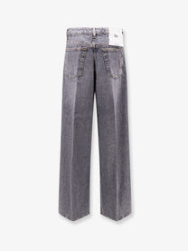 3x1 Women's Flip Jean Grey Denim Trousers Grey, view 2