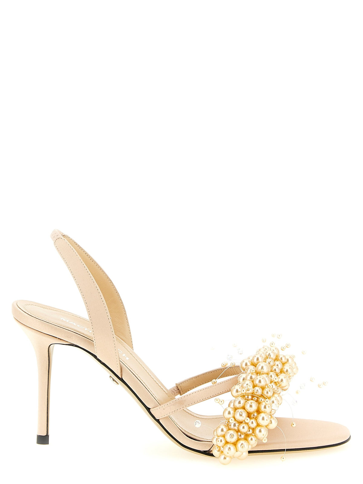 MACH &amp; MACH Floating Pearl Sandals Gold