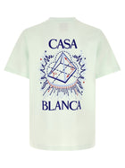 Casablanca Flocked Celestial Pyramid Print Shirt Blue, view 2