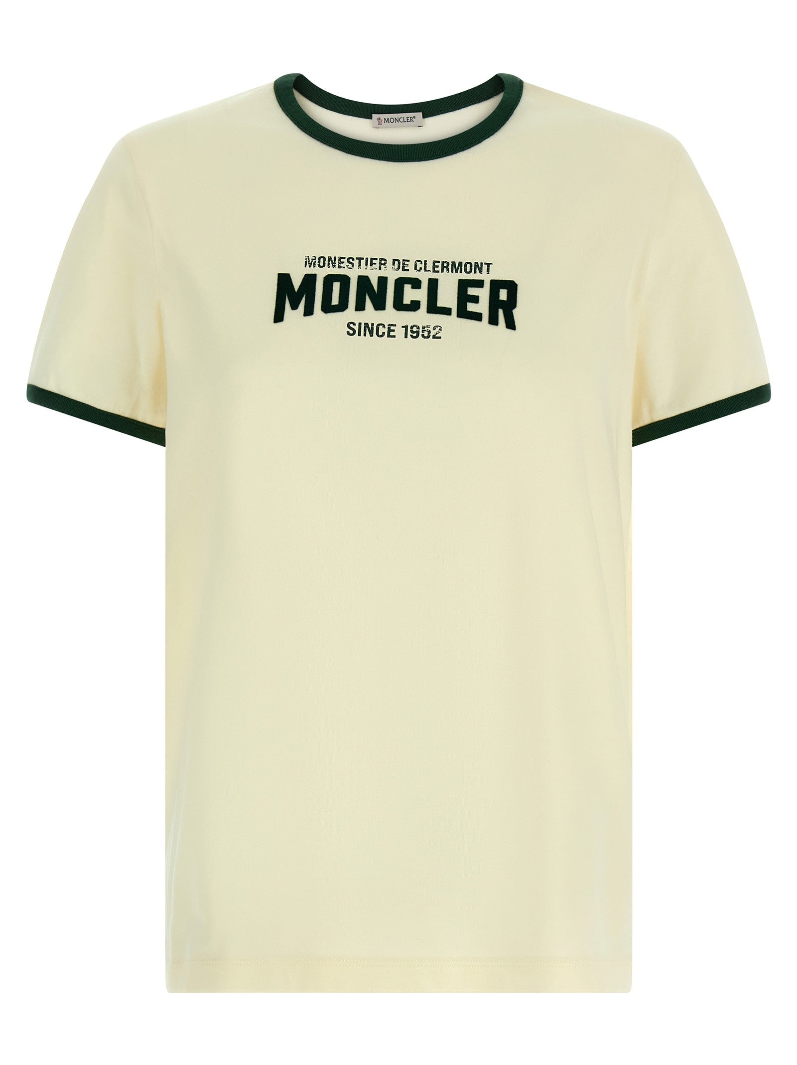 Moncler Flocked Shirt Beige