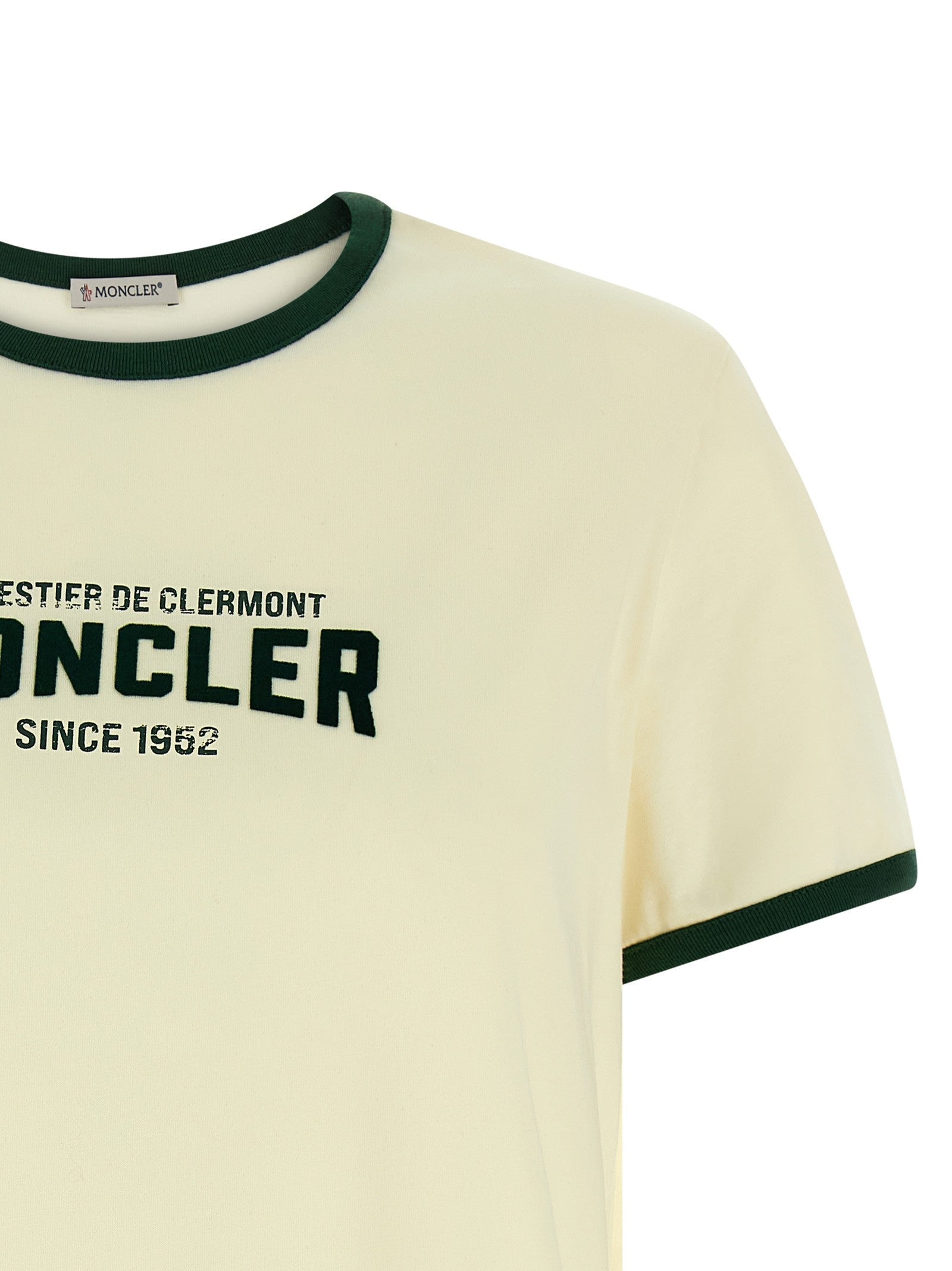 Moncler Flocked Shirt Beige