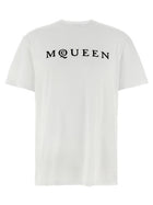 Alexander McQueen Flocked Mcqueen Shirt White