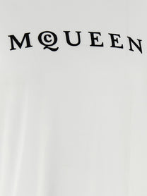 Alexander McQueen Flocked Mcqueen Shirt White