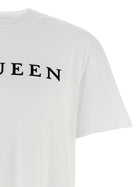 Alexander McQueen Flocked Mcqueen Shirt White, view 3