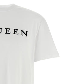 Alexander McQueen Flocked Mcqueen Shirt White