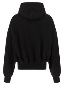 Dolce &amp; Gabbana Flocked Print Hoodie White