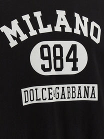 Dolce &amp; Gabbana Flocked Print Hoodie White