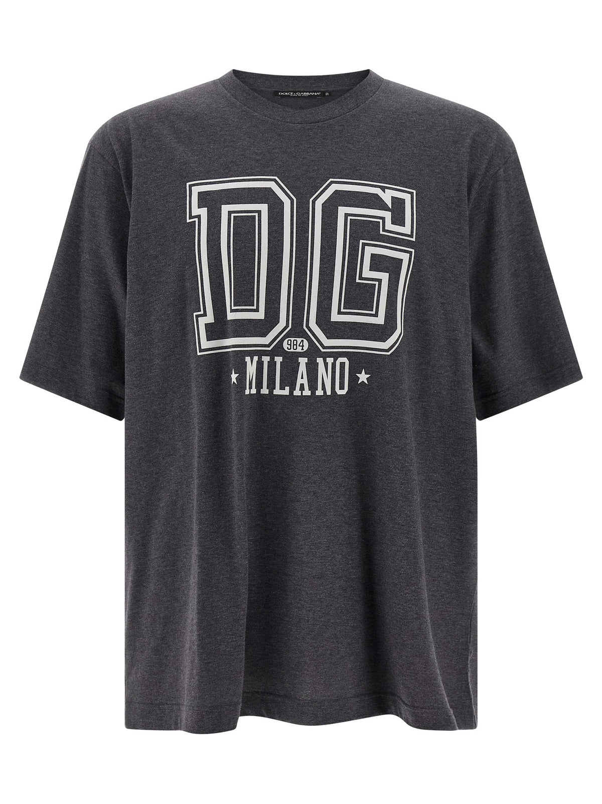 Dolce &amp; Gabbana Flocked Print Shirt Grey