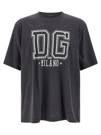 Dolce &amp; Gabbana Flocked Print Shirt Grey