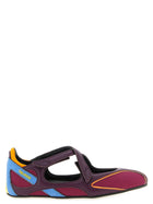 The Attico Floor Ballet Flats Gold