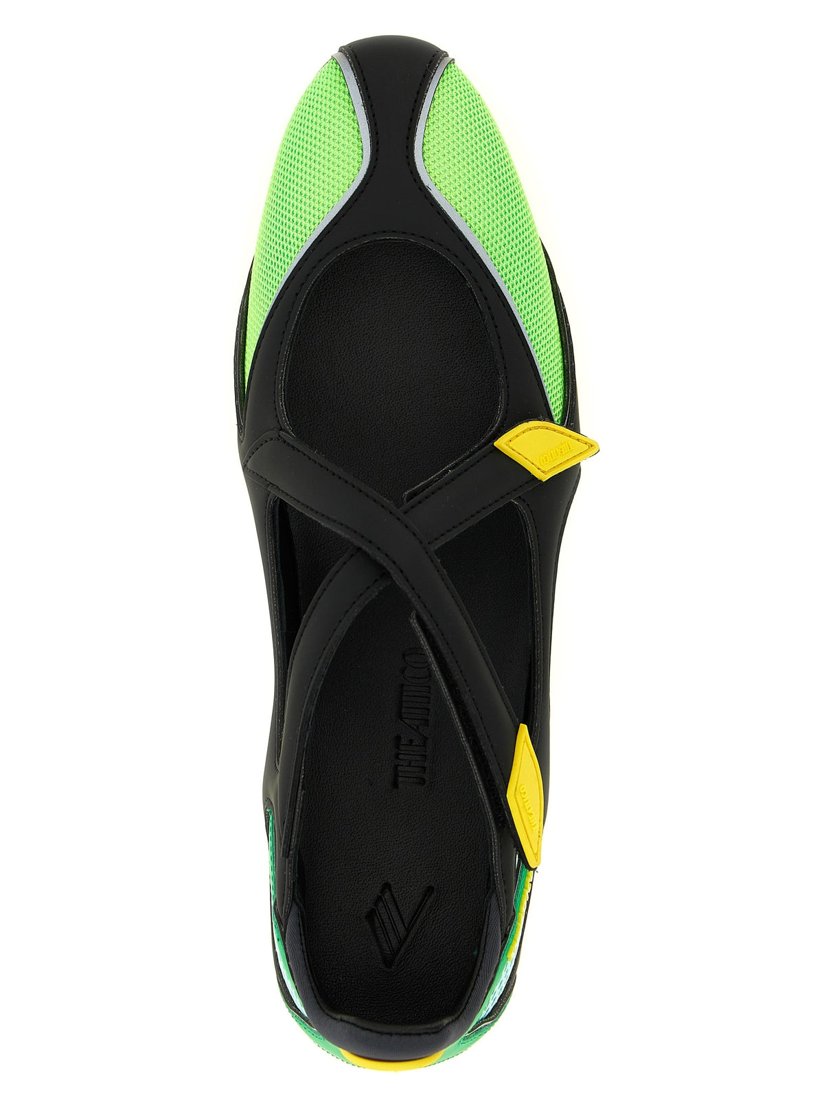 The Attico Floor Ballet Flats Green