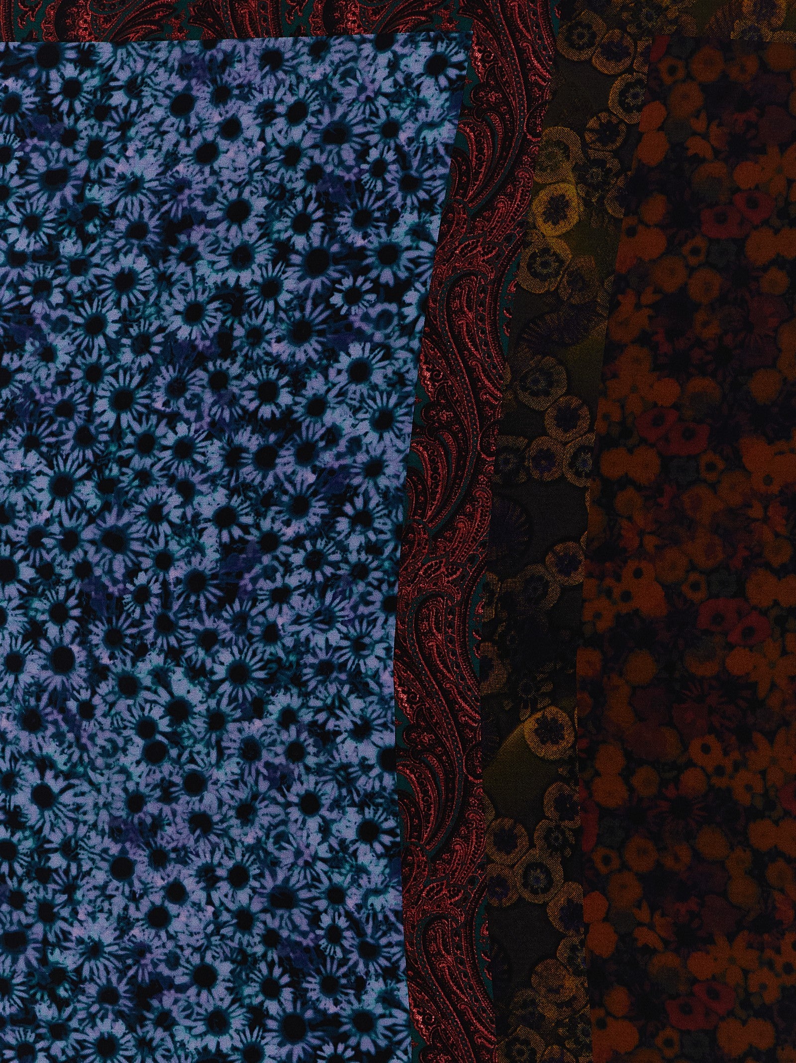 Dries Van Noten Flora Scarf Gold