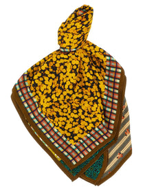 Dries Van Noten Flora Scarf Gold