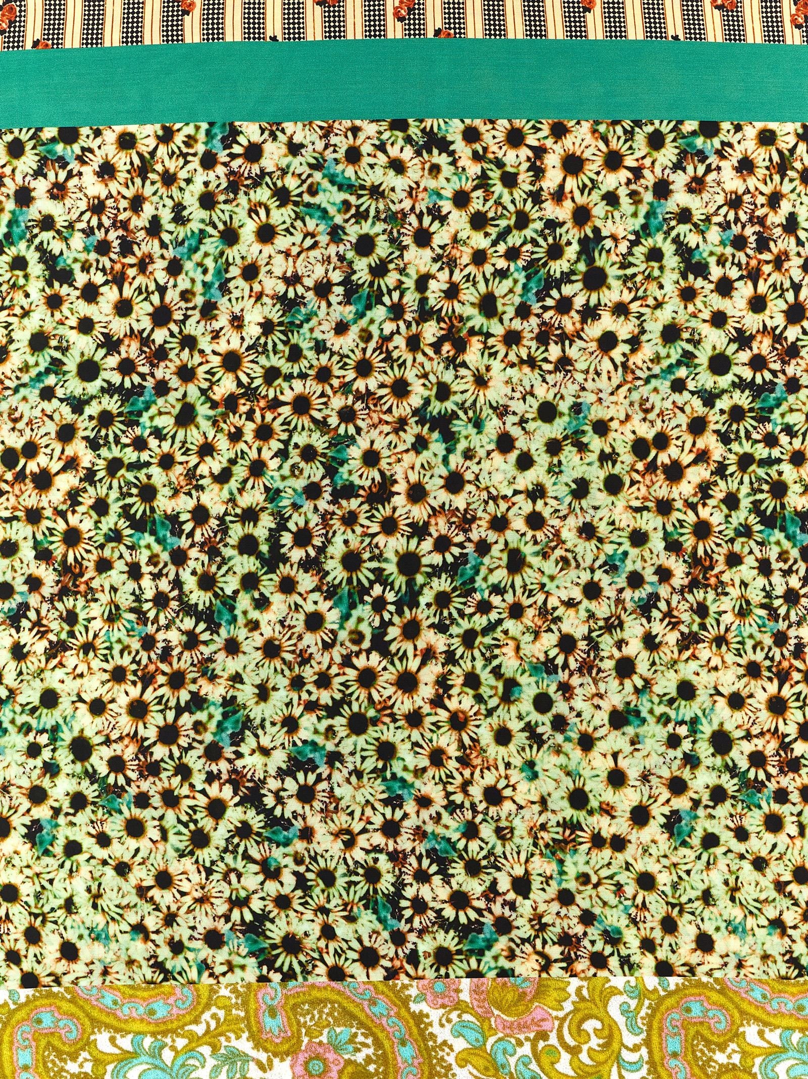 Dries Van Noten Flora Scarf Gold
